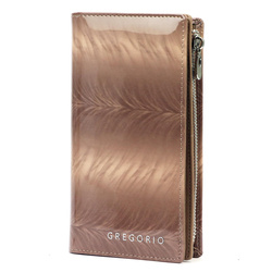 Portfel damski skórzany skóra naturalna Gregorio