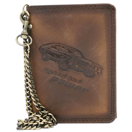 Portfel męski skórzany skóra naturalna  Classic Motorcycles 