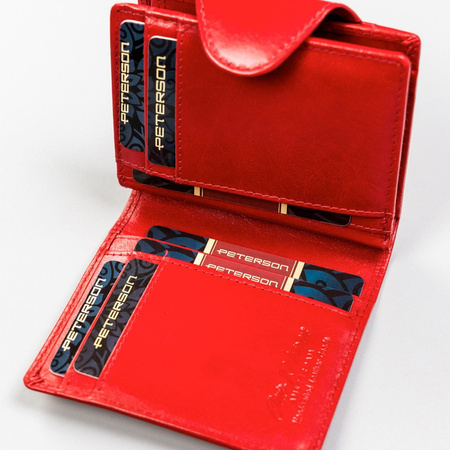 Portfel damski skórzany skóra naturalna  Peterson