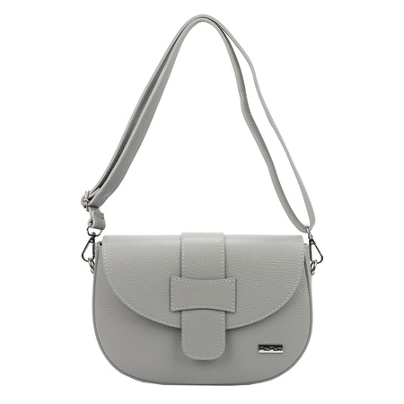 MiaMore torebka listonoszka skóra naturalna czarny