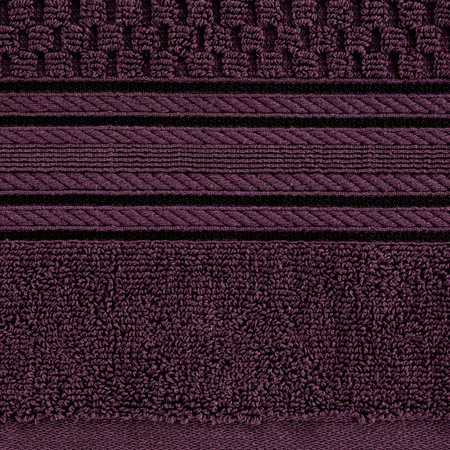 RĘCZNIK DAVOS (09) 30 X 50 CM CIEMNOFIOLETOWY