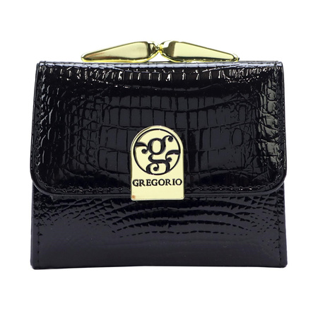 Portfel damski skórzany skóra naturalna Gregorio