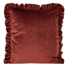 POSZEWKA VELVET 25 45 X 45 CM BORDOWY