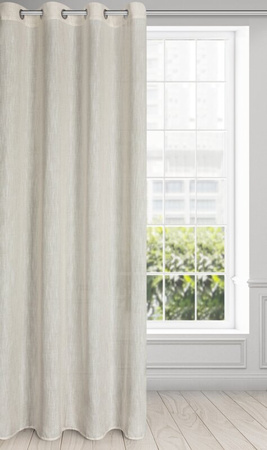 ZASŁONA GOTOWA LATIKA 140 X 250 CM NATURALNY