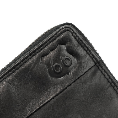 Portfel męski skórzany skóra naturalna Route 66 