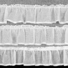 FIRANA GOTOWA LILIA 1 NA SZELKACH 150 X 45 CM BIAŁY