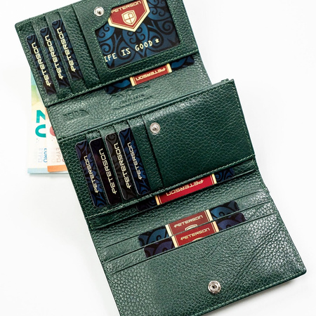 Portfel damski skóra naturalna skórzany Peterson