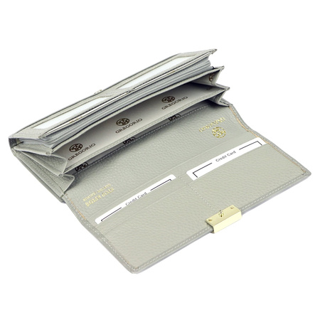 Portfel damski skórzany skóra naturalna Gregorio