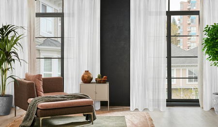 ZASŁONA GOTOWA KAMILA 140 X 250 CM BIAŁY