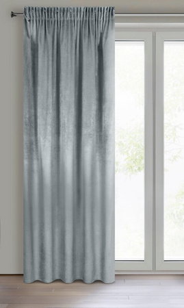 ZASŁONA GOTOWA SAMANTA NA TAŚMIE 140 X 270 CM SZARY