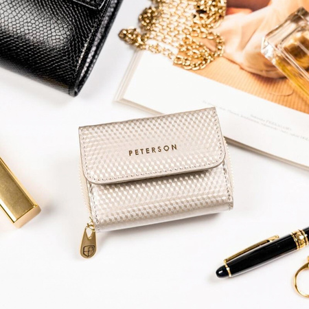 Portfel damski skóra naturalna skórzany Peterson