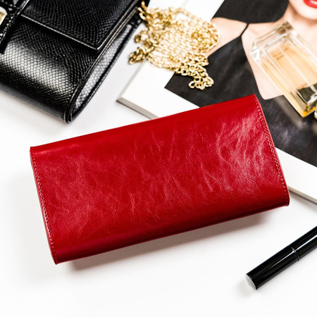 Portfel damski skóra naturalna skórzany Peterson