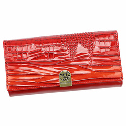 Portfel damski skórzany skóra naturalna + skóra ekologiczna Gregorio