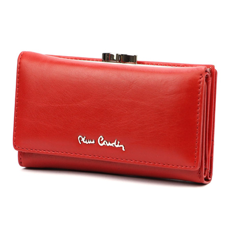 Portfel damski skórzany skóra naturalna Pierre Cardin