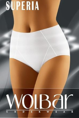 Wol-Bar Superia biały L Majtki figi modelujące