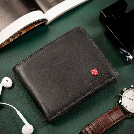 Portfel męski skórzany skóra naturalna  Peterson