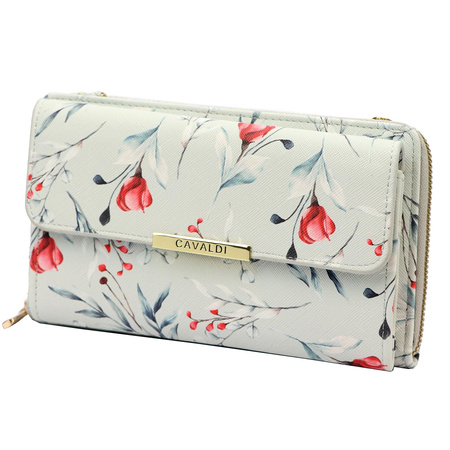Portfel damski skórzany skóra ekologiczna Cavaldi