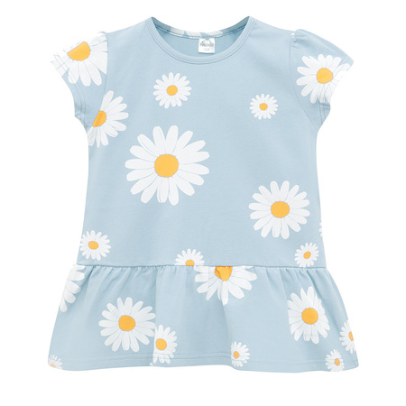 Tunika KR DAISY niebieski,stokrotki 104