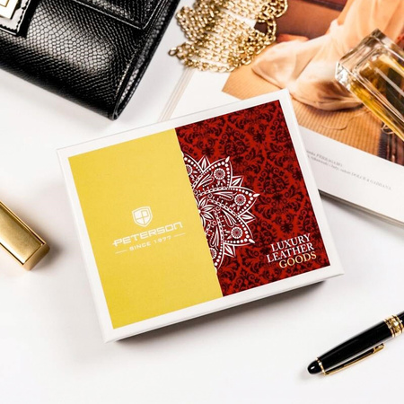 Portfel damski skóra naturalna skórzany Peterson