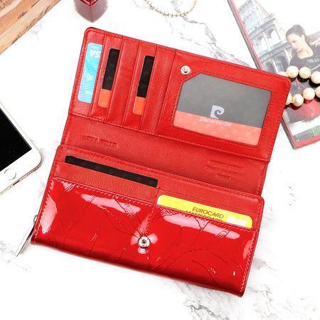 Portfel damski skóra naturalna skórzany Pierre Cardin