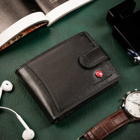Portfel męski skórzany skóra naturalna  Peterson