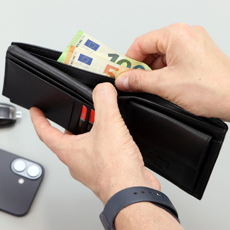 Zestaw na prezent dla mężczyzny portfel i pasek męski skórzany Pierre Cardin