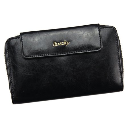 Portfel damski skórzany skóra naturalna Rovicky 