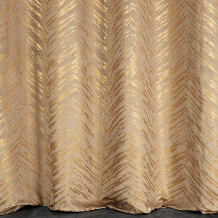 ZASŁONA GOTOWA SARA 140 X 250 CM CIEMNOBEŻOWY