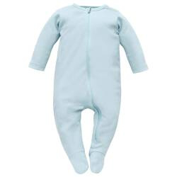 Pajac niemowlęcy niebieski wyprawka Pinokio Lets rock