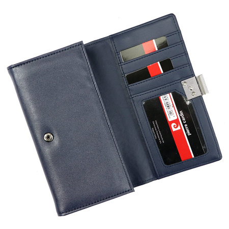 Portfel damski skórzany skóra ekologiczna Pierre Cardin