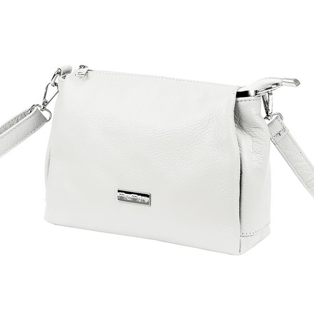 MiaMore torebka listonoszka skóra naturalna różowy