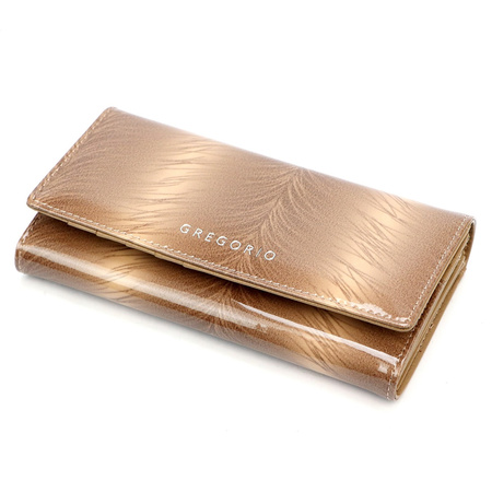 Portfel damski skórzany skóra naturalna Gregorio