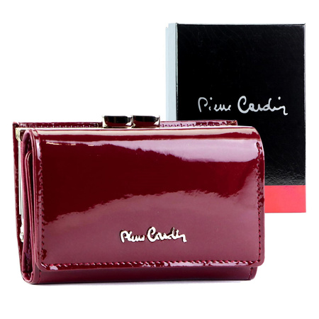 Portfel damski skóra naturalna + skóra ekologiczna Pierre Cardin