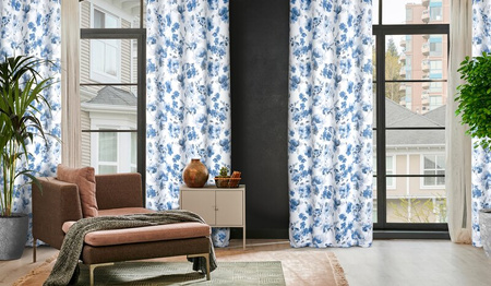 ZASŁONA GOTOWA CAREN 140 X 250 CM BIAŁY