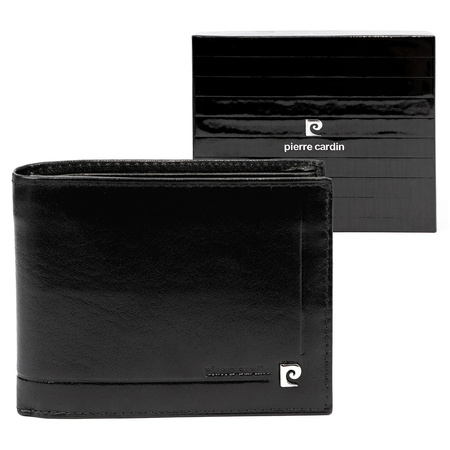 Portfel męski skórzany skóra naturalna Pierre Cardin