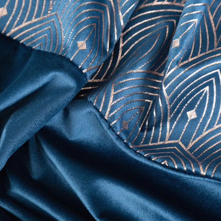 ZASŁONA GOTOWA D91 AGNES 140 X 250 CM GRANATOWY