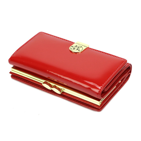 Portfel damski skórzany skóra naturalna Gregorio