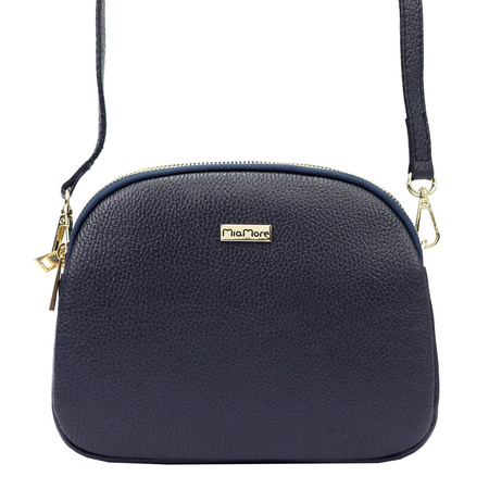 MiaMore torebka listonoszka skóra naturalna różowy