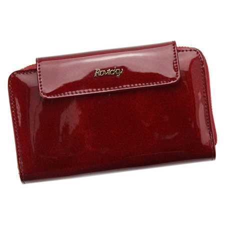 Portfel damski skórzany skóra naturalna Rovicky