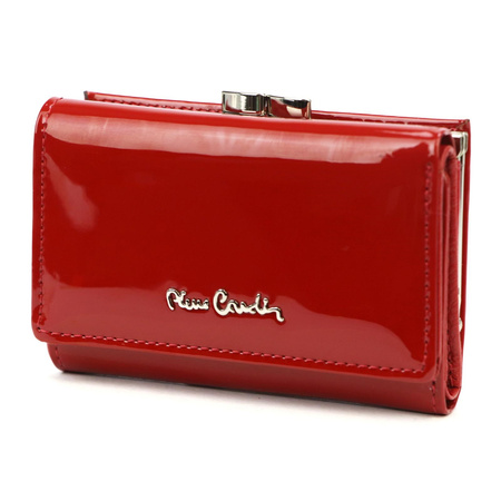 Portfel damski skóra naturalna + skóra ekologiczna Pierre Cardin 
