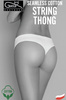 Stringi majtki damskie 41639 Seamless Cotton Thong LIGHT NUDE