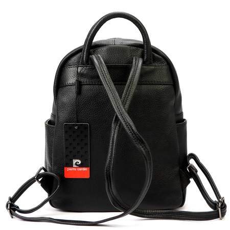 Plecak damski skórzany skóra naturalna Pierre Cardin
