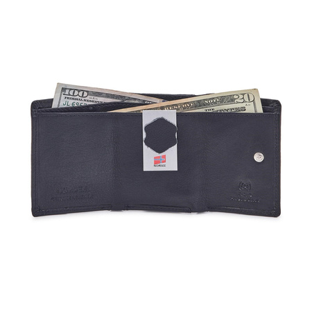 Portfel męski skórzany skóra naturalna Nordee