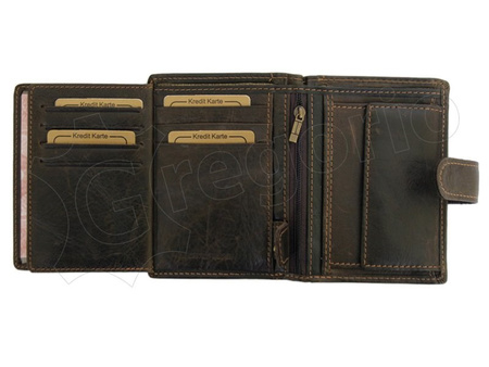 Portfel męski skórzany skóra naturalna Wild 