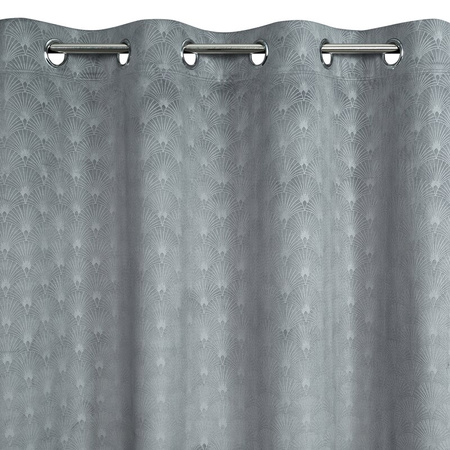 ZASŁONA GOTOWA JULIA 140 X 250 CM STALOWY