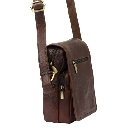 Kemer saszetka na ramię HN2021 Brązowa brązowy