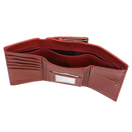 Portfel damski skórzany skóra naturalna + skóra ekologiczna Cavaldi