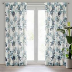 FIRANA GOTOWA MALTA NA TAŚMIE 140 X 270 CM BIAŁY