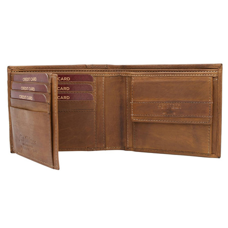 Portfel męski skórzany skóra naturalna  Peterson