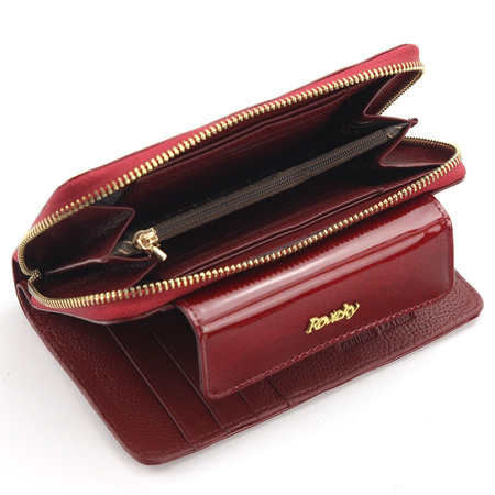 Portfel damski skórzany skóra naturalna Rovicky